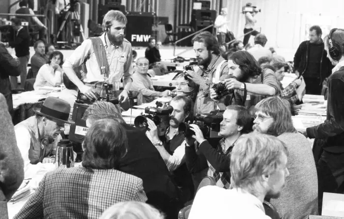 Framed Print : The Greens met for their national congress in 1982 Framed Print : The Greens met for their national congress in 1982