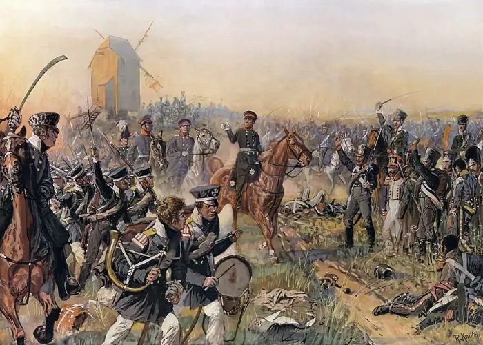 Framed Print : Greetings to General von Buelow by his troops