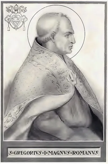 Framed Print : Gregory the Great (Gregorius, as Pope Gregory I)