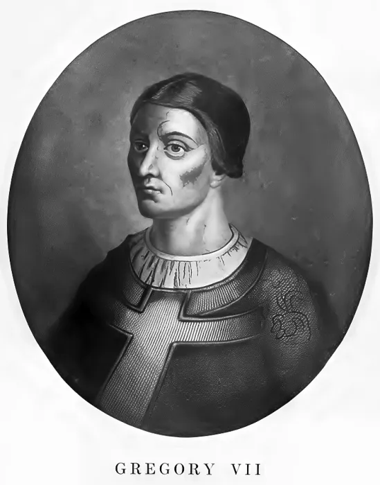 Framed Print : Gregory VII (born between 1025 and 1030 possibly in Sovana as Hildebrand (of Soana)