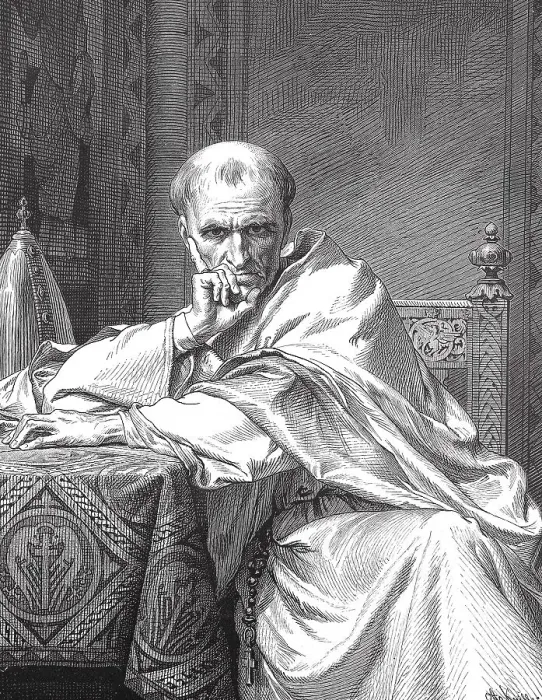 Framed Print : Gregory VII, Gregorius VII, born as Hildebrand of Sovana