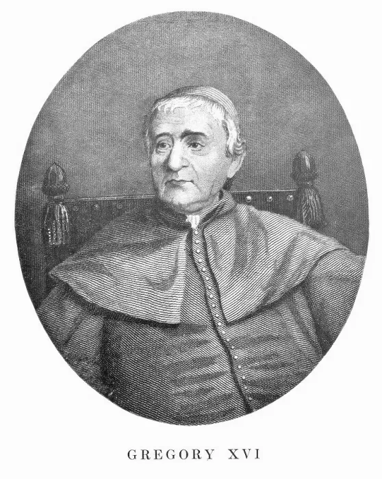 Framed Print : Gregory XVI (born 18 September 1765 in Belluno) (Republic of Venice) (died 1 June 1846 in Rome)