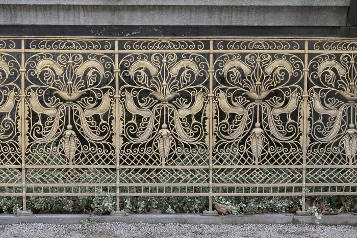 Framed Print : Grid with art nouveau ornaments on the relief sleep by Bernhard Hotger in the plane tree grove Framed Print : Grid with art nouveau ornaments on the relief sleep by Bernhard Hotger in the plane tree grove