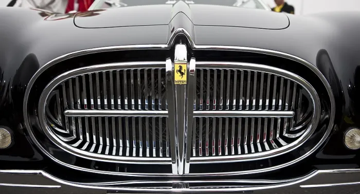 Framed Print : Grille of an old Ferrari, Oldtimer Grand Prix Framed Print : Grille of an old Ferrari, Oldtimer Grand Prix