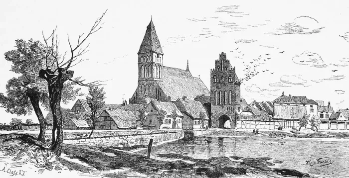 Framed Print : Grimmen an der Trebel, Mecklenburg-Vorpommern Framed Print : Grimmen an der Trebel, Mecklenburg-Vorpommern