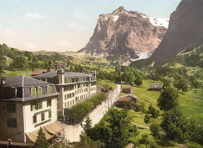 Framed Print : Grindelwald, Hotel Eiger, Bernese Oberland Framed Print : Grindelwald, Hotel Eiger, Bernese Oberland