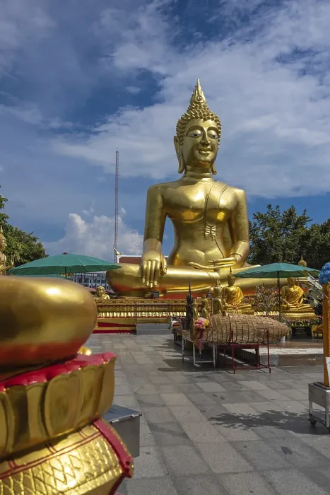 Framed Print : GroBer Buddha, Pattaya, Chonburi
