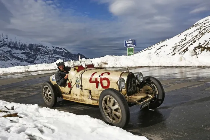 Framed Print : Grossglockner Grand Prix 2017, Bugatti T 35B Framed Print : Grossglockner Grand Prix 2017, Bugatti T 35B