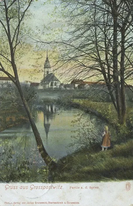 Framed Print : Grosspostwirt, lot at the river Spree