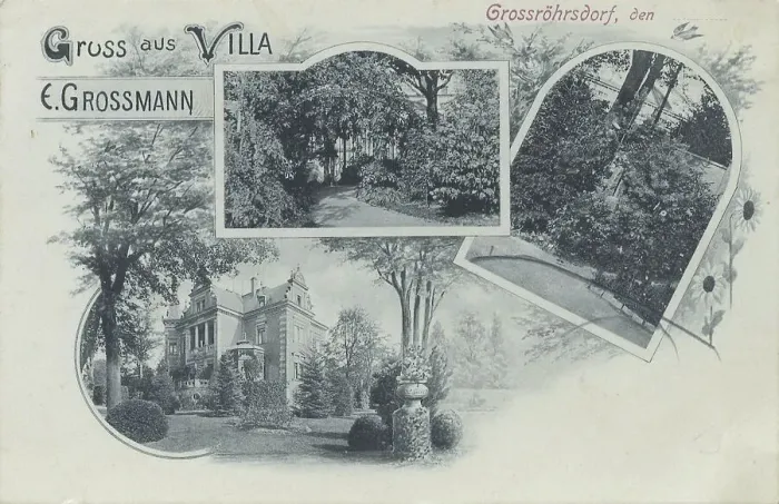 Framed Print : Grossroehrsdorf, Villa Grossmann Framed Print : Grossroehrsdorf, Villa Grossmann