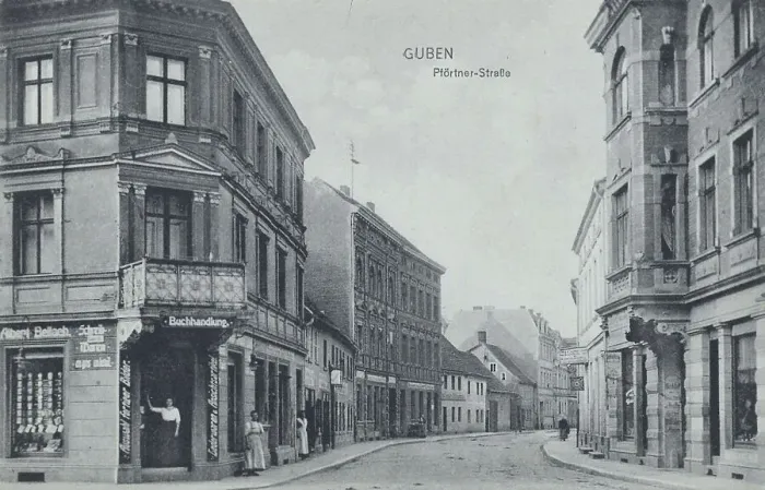 Framed Print : Guben, Pfoertnerstrasse, Lower Lusatia
