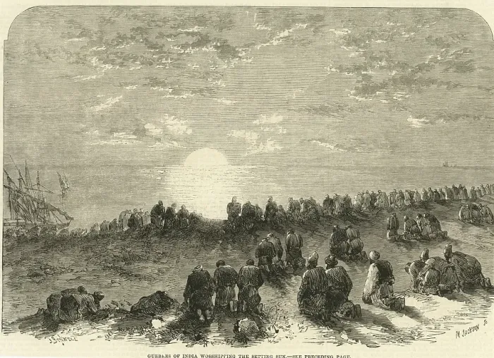Framed Print : Guebars of India worshipping the setting sun, Bombay now Mumbai, Maharashtra, India, Asia Framed Print : Guebars of India worshipping the setting sun, Bombay now Mumbai, Maharashtra, India, Asia