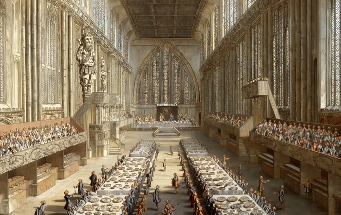 Framed Print : Guildhall, 17th century, London Framed Print : Guildhall, 17th century, London