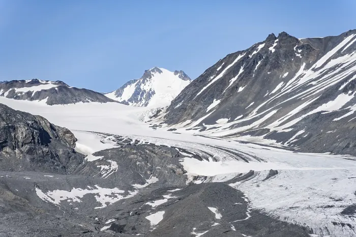 Framed Print : Gulkana Glacier and Icefall Peak