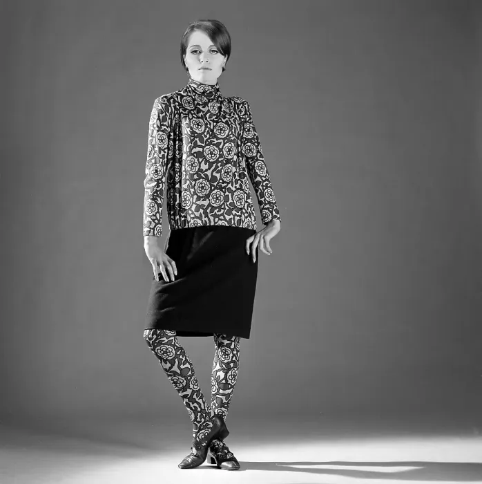 Framed Print : Gunilla Ponten Swedish fashion designer and photo model