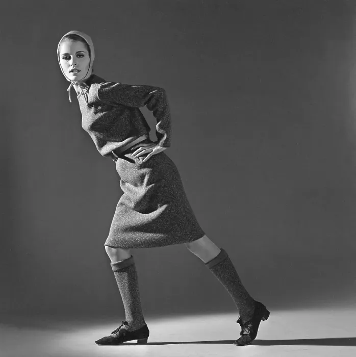 Framed Print : Gunilla Ponten Swedish fashion designer and photo model
