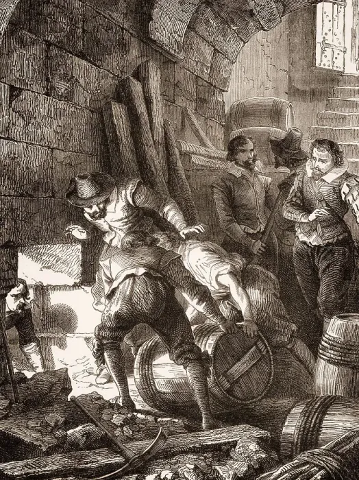 Framed Print : The Gunpowder Plot of 1605
