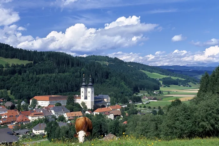 Framed Print : Gurk, Gurktal Valley, Carinthia, Austria, Europe