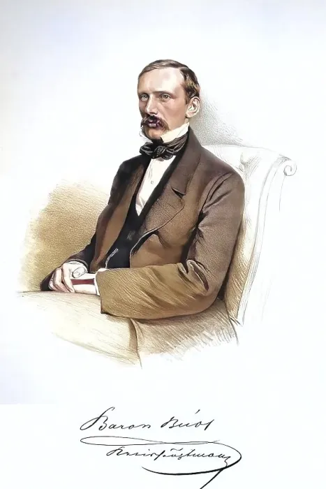 Framed Print : Gustav Buol-Wischenau (1820-1878) Framed Print : Gustav Buol-Wischenau (1820-1878)