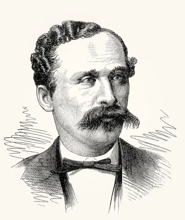 Framed Print : Gustav Nachtigal, 1834-1885, a German explorer of Central and West Africa