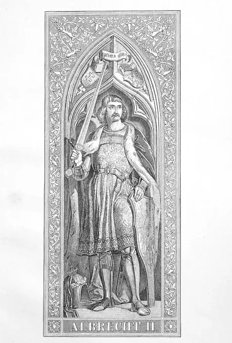 Framed Print : The Habsburg Albrecht (16 August 1397) (27 October 1439)