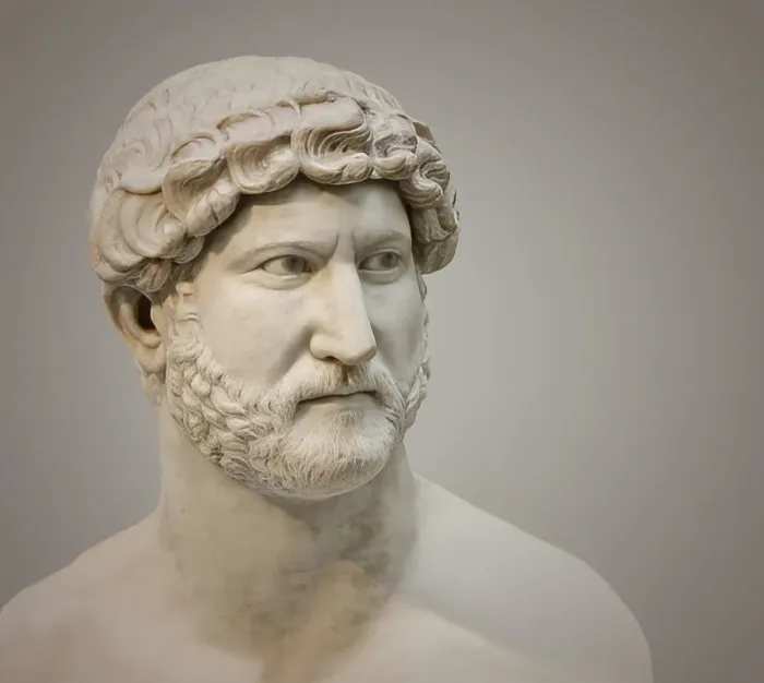 Framed Print : Hadrian or Publius Aelius Hadrianus Augustus, 76 - 138, Roman emperor, digitally edited Framed Print : Hadrian or Publius Aelius Hadrianus Augustus, 76 - 138, Roman emperor, digitally edited