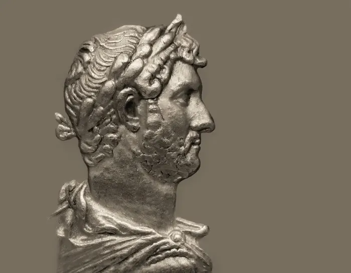 Framed Print : Hadrian or Publius Aelius Hadrianus Augustus, 76 - 138, Roman emperor, digitally edited Framed Print : Hadrian or Publius Aelius Hadrianus Augustus, 76 - 138, Roman emperor, digitally edited