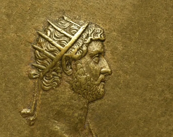 Framed Print : Hadrian or Publius Aelius Hadrianus Augustus, 76 - 138, Roman emperor, digitally edited Framed Print : Hadrian or Publius Aelius Hadrianus Augustus, 76 - 138, Roman emperor, digitally edited