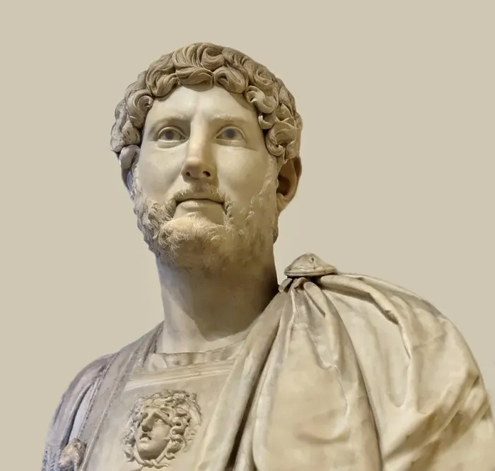 Framed Print : Hadrian or Publius Aelius Hadrianus Augustus, 76 - 138, Roman emperor, digitally edited Framed Print : Hadrian or Publius Aelius Hadrianus Augustus, 76 - 138, Roman emperor, digitally edited