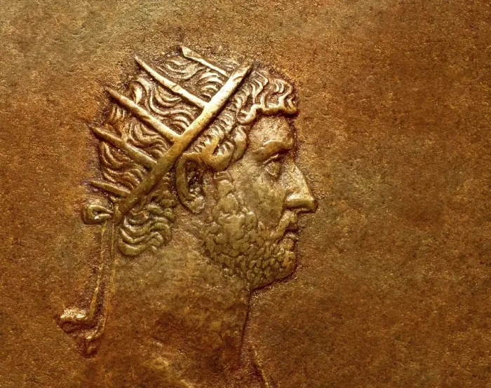 Framed Print : Hadrian or Publius Aelius Hadrianus Augustus, 76 - 138, Roman emperor, digitally edited Framed Print : Hadrian or Publius Aelius Hadrianus Augustus, 76 - 138, Roman emperor, digitally edited