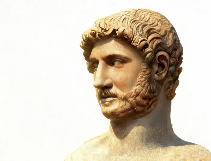 Framed Print : Hadrian or Publius Aelius Hadrianus Augustus