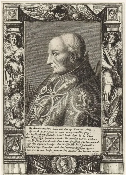 Framed Print : Hadrian VI, Adriaan Floriszoon (Florenszoon) Boeyens Framed Print : Hadrian VI, Adriaan Floriszoon (Florenszoon) Boeyens