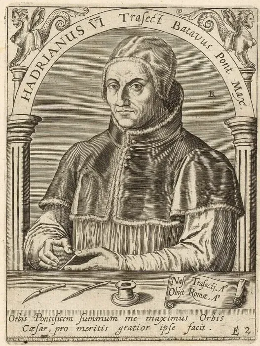 Framed Print : Hadrian VI, Adriaan Floriszoon (Florenszoon) Boeyens Framed Print : Hadrian VI, Adriaan Floriszoon (Florenszoon) Boeyens