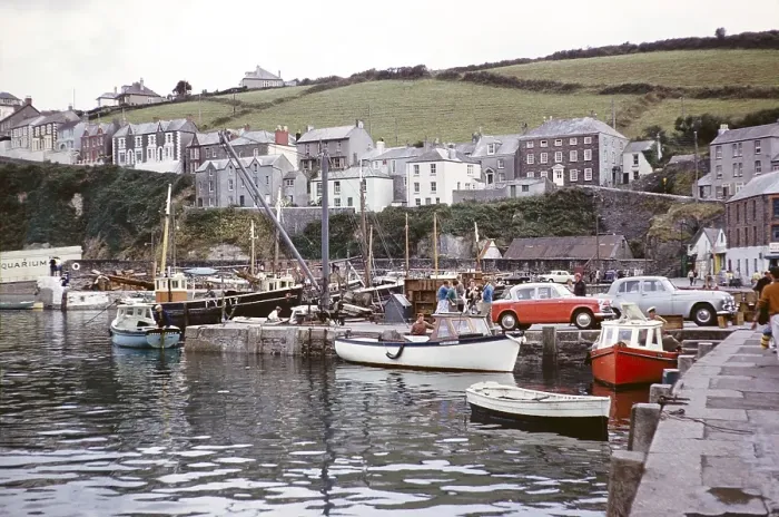 Framed Print : Hafen von Mevagissey, Cornwall, England, UK 1964 Framed Print : Hafen von Mevagissey, Cornwall, England, UK 1964