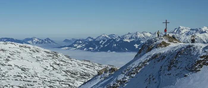 Framed Print : Hahnenkoepfle, 2085m, Gottesacker plateau