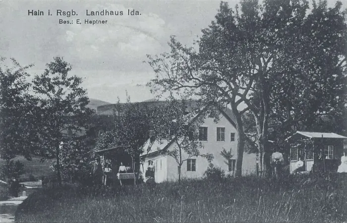 Framed Print : Hain im Riesengebirge, German place name for Przesieka