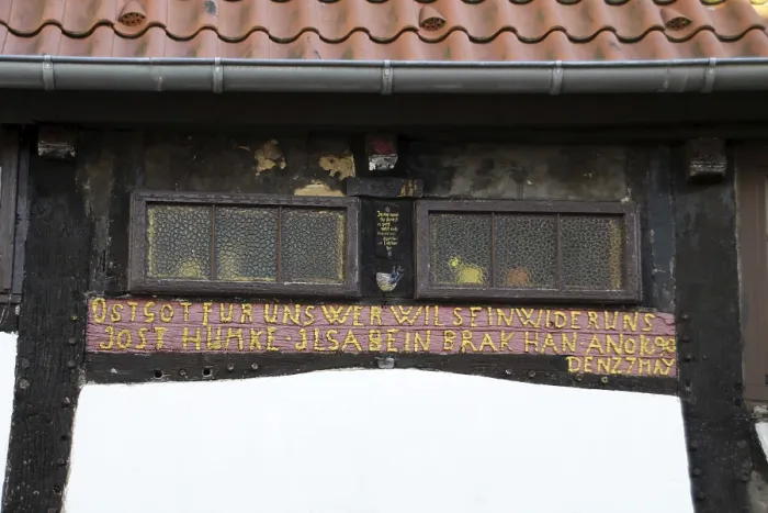 Framed Print : Half-timbered house in Alverdissen Framed Print : Half-timbered house in Alverdissen