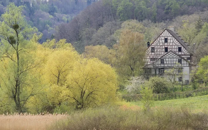 Framed Print : Half-timbered house in the Black Forest Framed Print : Half-timbered house in the Black Forest