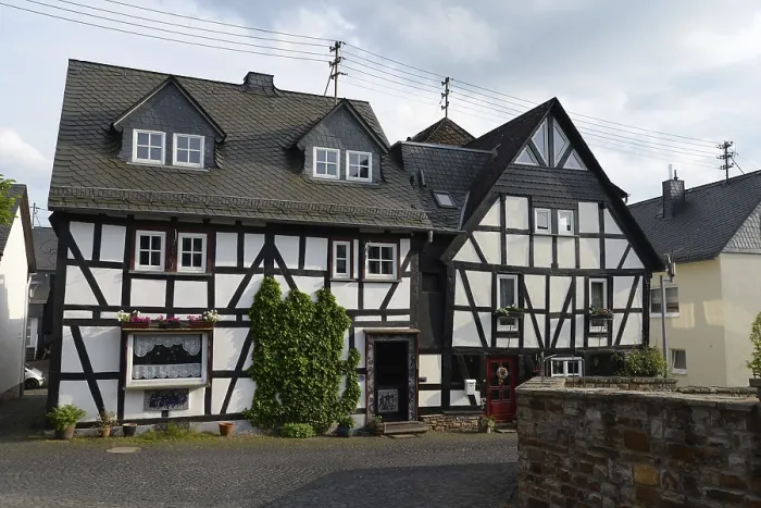 Framed Print : Half-timbered house, Hachenburg