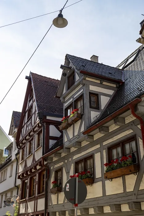 Framed Print : Half-timbered house, Ulm, Baden-Wuerttemberg