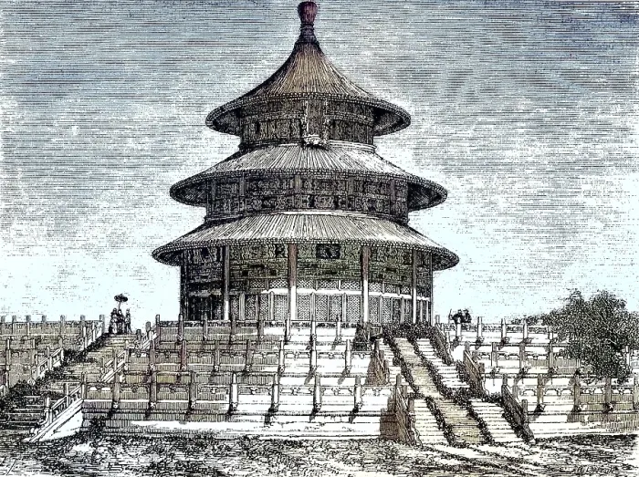 Framed Print : Hall of Prayer for Good Harvests