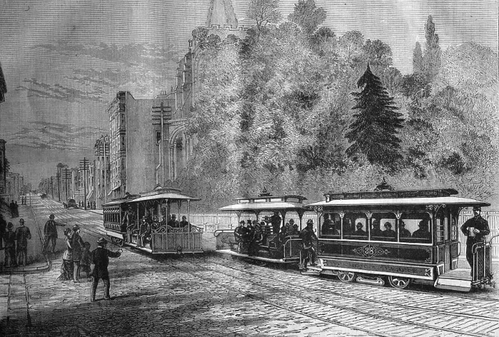 Framed Print : Hallidie's patent Cable Tramway System Framed Print : Hallidie's patent Cable Tramway System