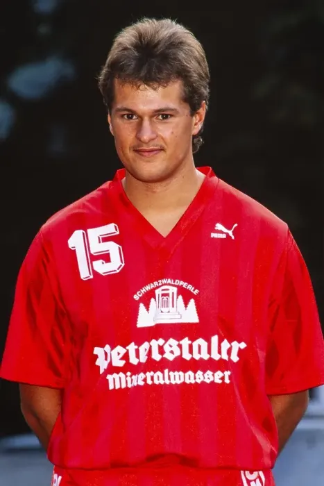 Framed Print : Handball, Bundesliga, Mathias Hofstetter, TuS Schutterwald, 23 August. 1989, Germany, Europe