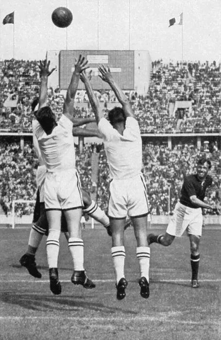 Framed Print : Handball, penalty throw for Hungary in the match Austria