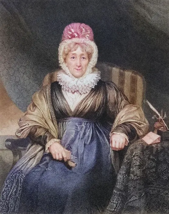 Framed Print : Hannah More 1745 to 1833 English religious writer and benefactor