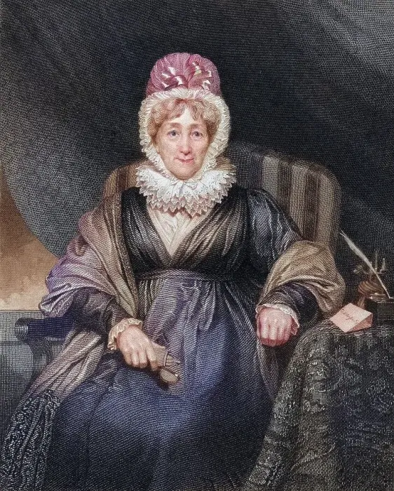 Framed Print : Hannah More 1745 to 1833 English religious writer and evangelist philanthropist