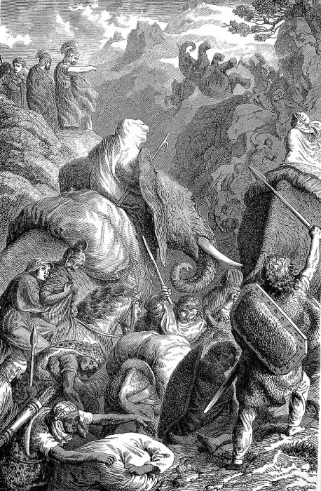 Framed Print : Hannibal's crossing of the Alps in 218 BC was one of the most important events of the Second Punic War Framed Print : Hannibal's crossing of the Alps in 218 BC was one of the most important events of the Second Punic War