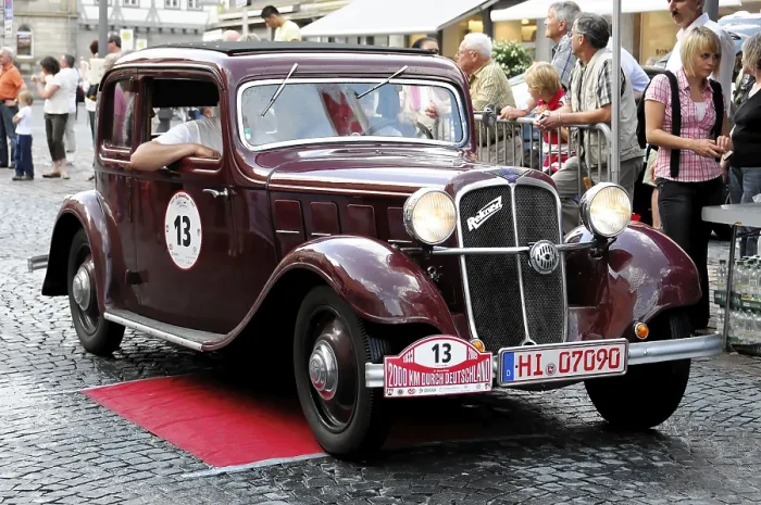 Framed Print : Hanomag Rekord, built in 1933, 35 hp