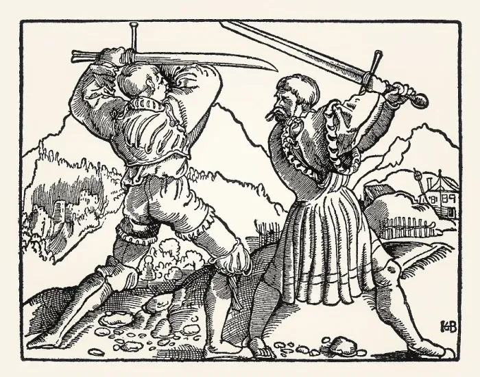 Framed Print : Hans Baldung Grien, You shall not kill