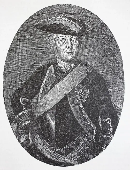Framed Print : Hans Karl von Winterfeldt, 4 April 1707